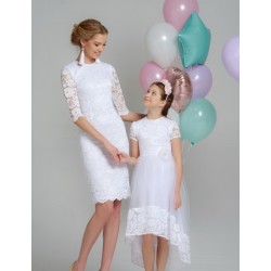 Комплект нарядных платьев мама дочка
