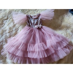 Наряное воздушное фатиновое платье